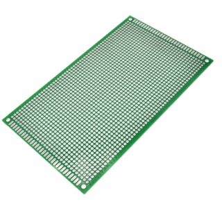 Placa PCB pentru prototipare cu fata dubla, 9x15 cm, FR4