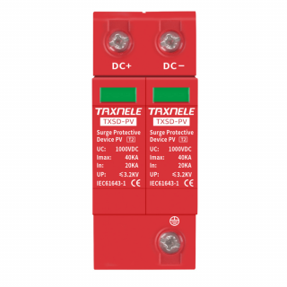 Protectie la supratensiune SPD pentru sisteme fotovoltaice, 1000V DC, TAXNELE TXSD-PV-1000V