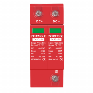 Protectie la supratensiune SPD pentru sisteme fotovoltaice, 600V DC, TAXNELE TXSD-PV-600V