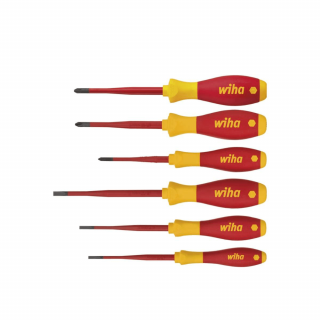 Set 6 surubelnite VDE SoftFinish    slimFix pentru electricieni Wiha 38362