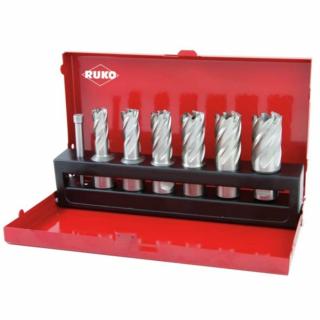 Set 7 carote HSS cu prindere Weldon 3 4 Ruko 108820