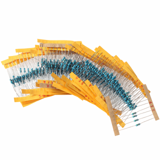Set rezistori, 20 de valori, 400 bucati, 10    -10M    , 1 4W