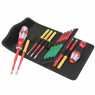 Set surubelnite inoxidabile Kraftform Kompakt VDE, 17 piese, Wera 05006631001