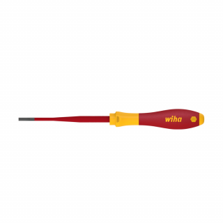 Surubelnita Slotted 1 VDE 3.5 mm SoftFinish    slimFix pentru electricieni Wiha 35446