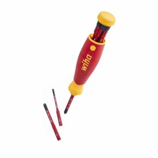 Surubelnita VDE cu magazie de biti PocketMax    pentru electricieni Wiha 45296