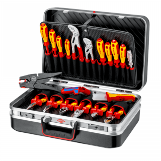 Trusa de scule Vision24 pentru electricieni, 20 de piese, Knipex 00 21 20