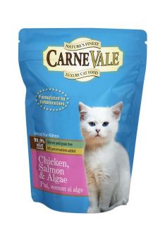 Carnevale Cat Kitten Plic cu  Pui ,Somon si Alge 85 gr