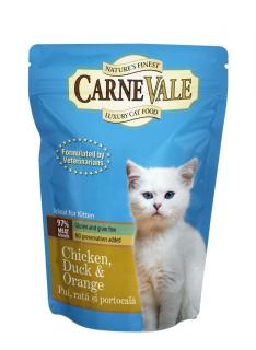 Carnevale Cat Kitten Plic Pui, Rata si Portocala 85 g