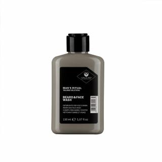 Lotiune dezinfectanta pentru fata si barba, Man s Ritual - Beard  Face Wash, 150 ml