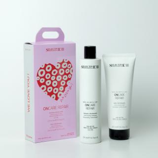 Set tratament par Selective On Care - Repair for Damaged Hair, SAMPON 275 ml + BALSAM 250 ml