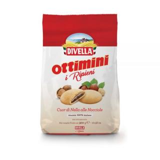 Divella Biscuiti Ottimini Umpluti cu Alune 300gr