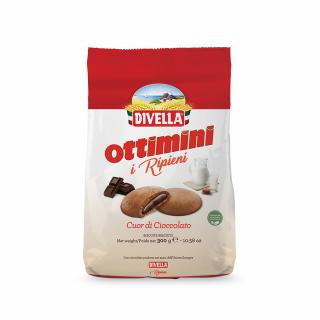 Divella Biscuiti Ottimini Umpluti cu Ciocolata 300gr