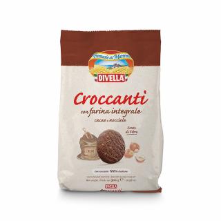 Divella Croccanti Integrali cu Cacao si Alune 300gr