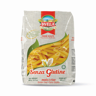Divella Penne Rigate Fara Gluten 400gr
