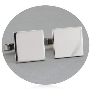 Butoni Argint 925 Silver Square - Eleganta Masculina