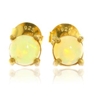 Cercei Argint 925 Auriti Opal Natural - Eleganta Atemporala