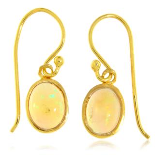 Cercei Argint 925 Auriti Opal Natural - Stil si Stralucire Delicata