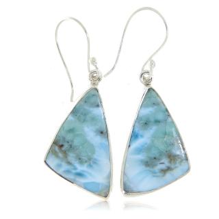 Cercei Argint 925 Larimar Natural - Serenitate si Frumusete Tropicala