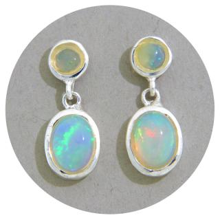 Cercei Argint 925 Opal Natural - Feminitate si Armonie