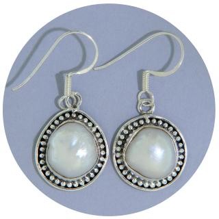Cercei Argint 925 Perle de Cultura Naturale - Eleganta Clasica