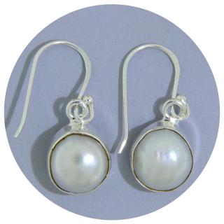 Cercei Argint 925 Perle de Cultura Naturale - Fini si Eleganti