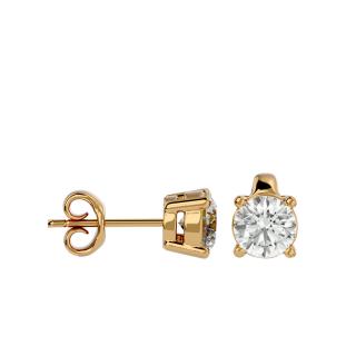 Cercei Aur Classic Stud Aur 18k Real Diamonds - Ariana