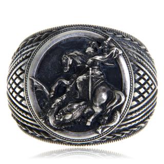 Ghiul Argint 925 Sfantul Gheorghe - Curaj si Protectie