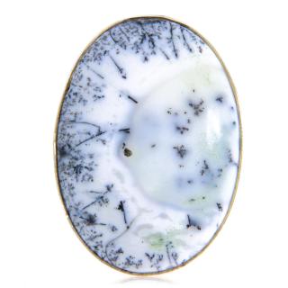 Inel Argint 925 Agat Dendritic Natural - Frumusete Organica