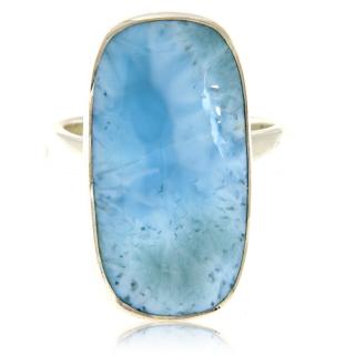 Inel Argint 925 Larimar natural - Prospetime Oceanica