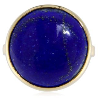 Inel Aur Galben 14 k Lapis Lazuli Natural - Eleganta si Stil