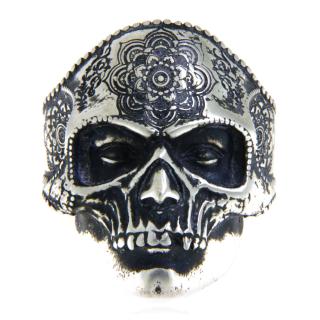 Inel Barbatesc Argint 925 Oxidat Man Behind the Mask - Mister si Forta
