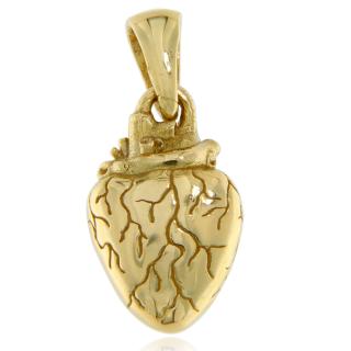 Pandant Aur 14k Inima - Heart s True Wisdom