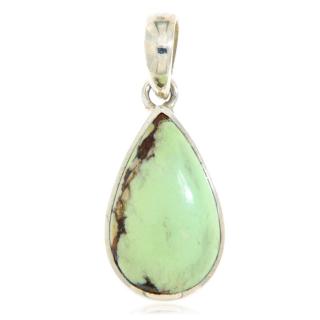 Pandantiv Argint 925 Crisopraz Natural - Eleganta Verde