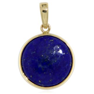 Pandantiv Aur Galben 14 k Lapis Lazuli Natural - Eleganta si Unicitate