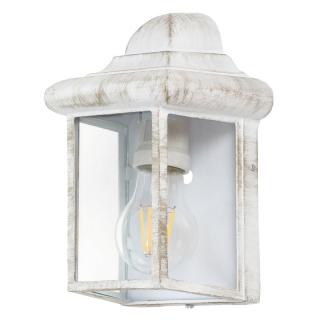 APLICA NORVICH 8753 PENTRU ILUMINAT EXTERIOR ALB ANTIC TRANSPARENT E27 1X60W 22X14.5X12CM