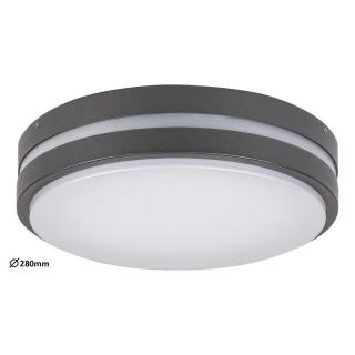 Felinar plafoniera exterior R. Hamburg 8848 LED antracit 900lm 4000K IP44 A