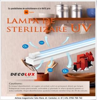 Lampa UV pentru sterilizare - Dezinfectie - 40W; 1200MM; 220V; GERMICIDA
