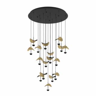 LUSTRA CASA SCARII (2200MMX780MM) NEGRU-AURIU LC.