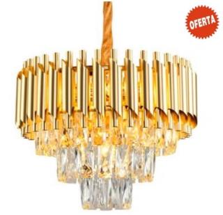 LUSTRA CRISTAL 40CM AURIE 7XE14