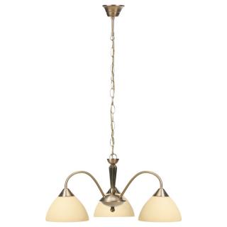LUSTRA  REGINA  BRONZ BRONZ CREM E14 3X40W D530X220MM