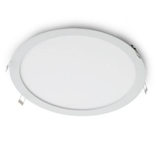 PANOU LED XFLAT INCASTRAT 40W 4000K 420MM ROTUND FTR420NW ALB MAT ARELUX