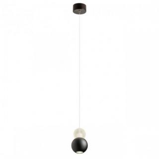 PENDUL LED AOBA ALB NEGRU 1X8W LC