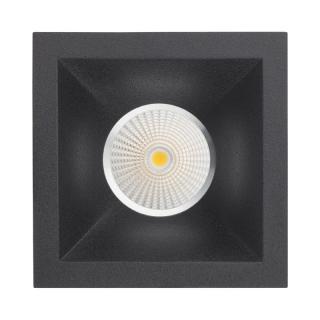 SPOT LED INCASTRAT XKONE PATRAT  FIX GU10 IP20 NEGRU