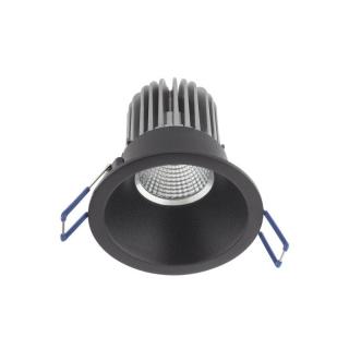 SPOT LED INCASTRAT XKONE ROTUND FIX GU10 IP20 NEGRU ARELUX