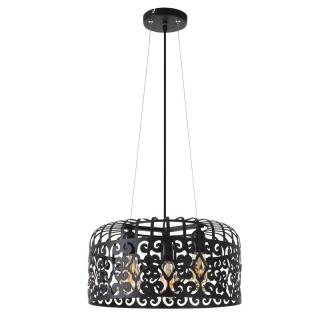 SUSPENSIE ALESSANDRA 2158 MODERNE NEGRU MAT NEGRU E27 3X60W