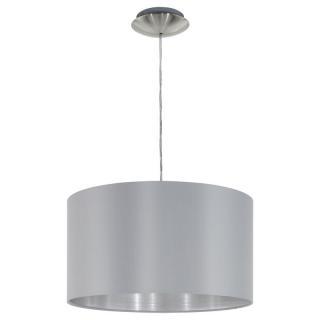 SUSPENSIE EGLO MASERLO 31601 E27 1X60W NICHEL IP20 D380