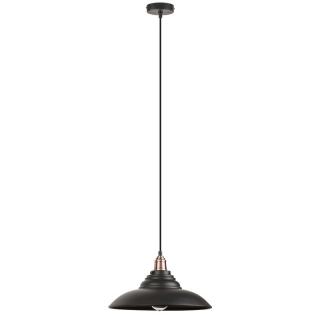 SUSPENSIE RABALUX DOUG 2910 CU 1 BRAT NEGRU MAT NEGRU E27 1X60W D350MM