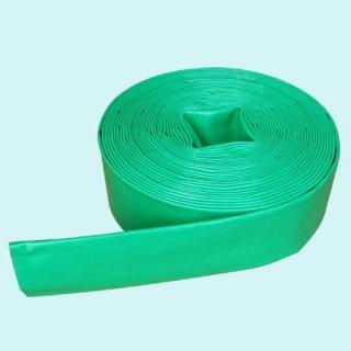 Furtun Plat din PVC verde 25 mm