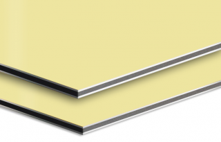 Placa Aluminiu Compozit Bond Dibond Alucobond Crem   Ivory 4 mm x 1500 x 3200 mm