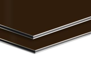 Placa Aluminiu Compozit Bond Dibond Alucobond Maro 4 mm x 1500 x 3200 mm